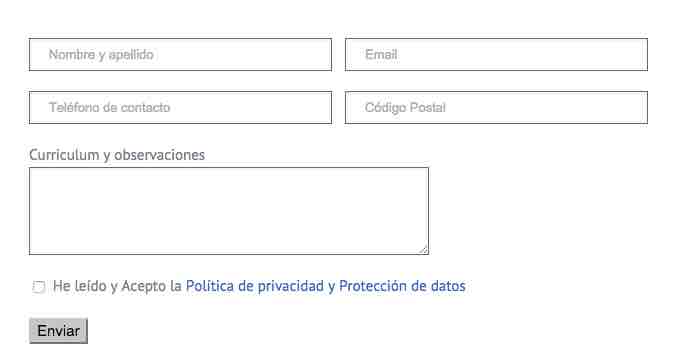 enviar curriculum por internet